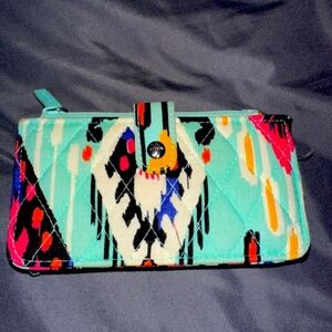 lightly used wallet trifold with change purse